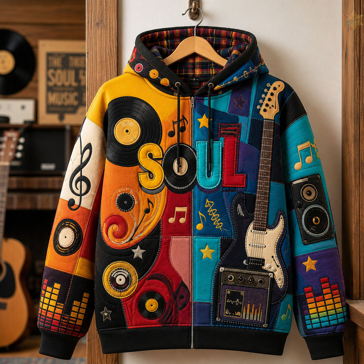 Vintage Soul Groove Hoodie