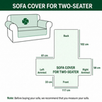 Aracely - Quilted Sofa Cover Snowman Smiling
